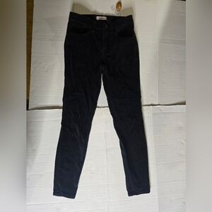 Madewell 9 High Riser Skinny Velvet Jeans Size 27